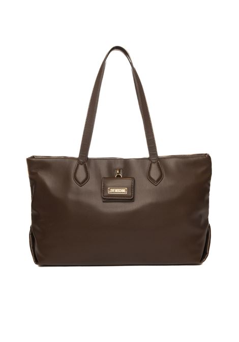 borsa a spalla marrone scuro LOVE MOSCHINO | JC4358PP0N-313